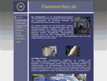 Tablet Screenshot of flammrichter.de